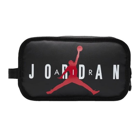 Nike Air Jordan Men's Travel Dopp Kit Clutch Toiletries Bag Black White Red NWT - Picture 1 of 6